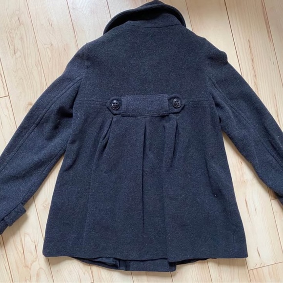 Zara Pea Coat - Charcoal - Medium - Picture 2 of 2